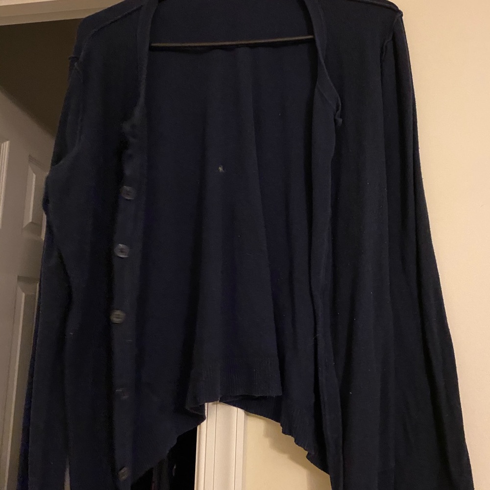 Navy blue cardigan